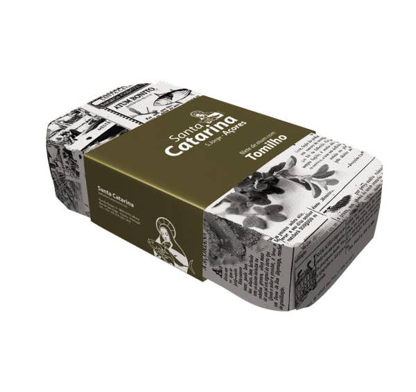Portugalia Imports - Wholesale Tinned Fish - Santa Catarina Gourmet Tuna Fillets with Thyme and Olive Oil