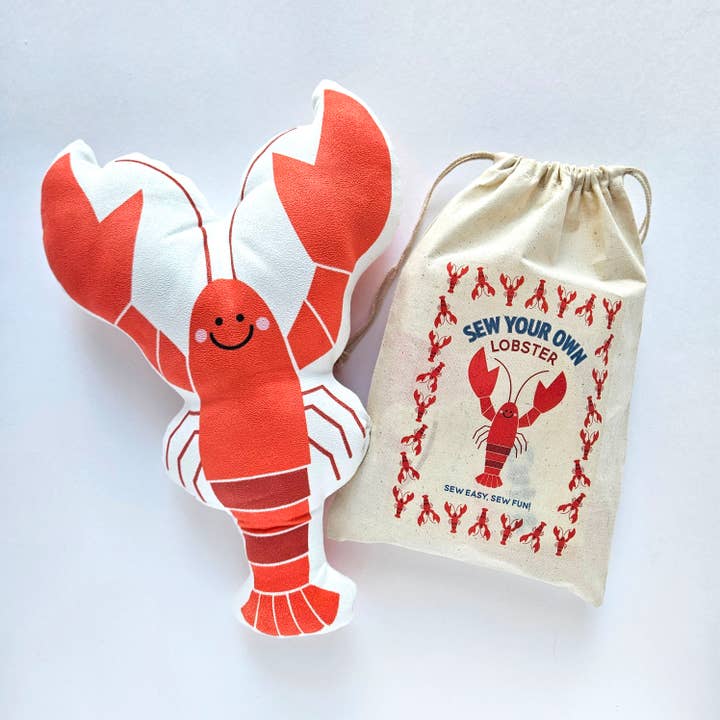 DIY Lobster Sewing Craft Kit for wholesale by Nickwilljack