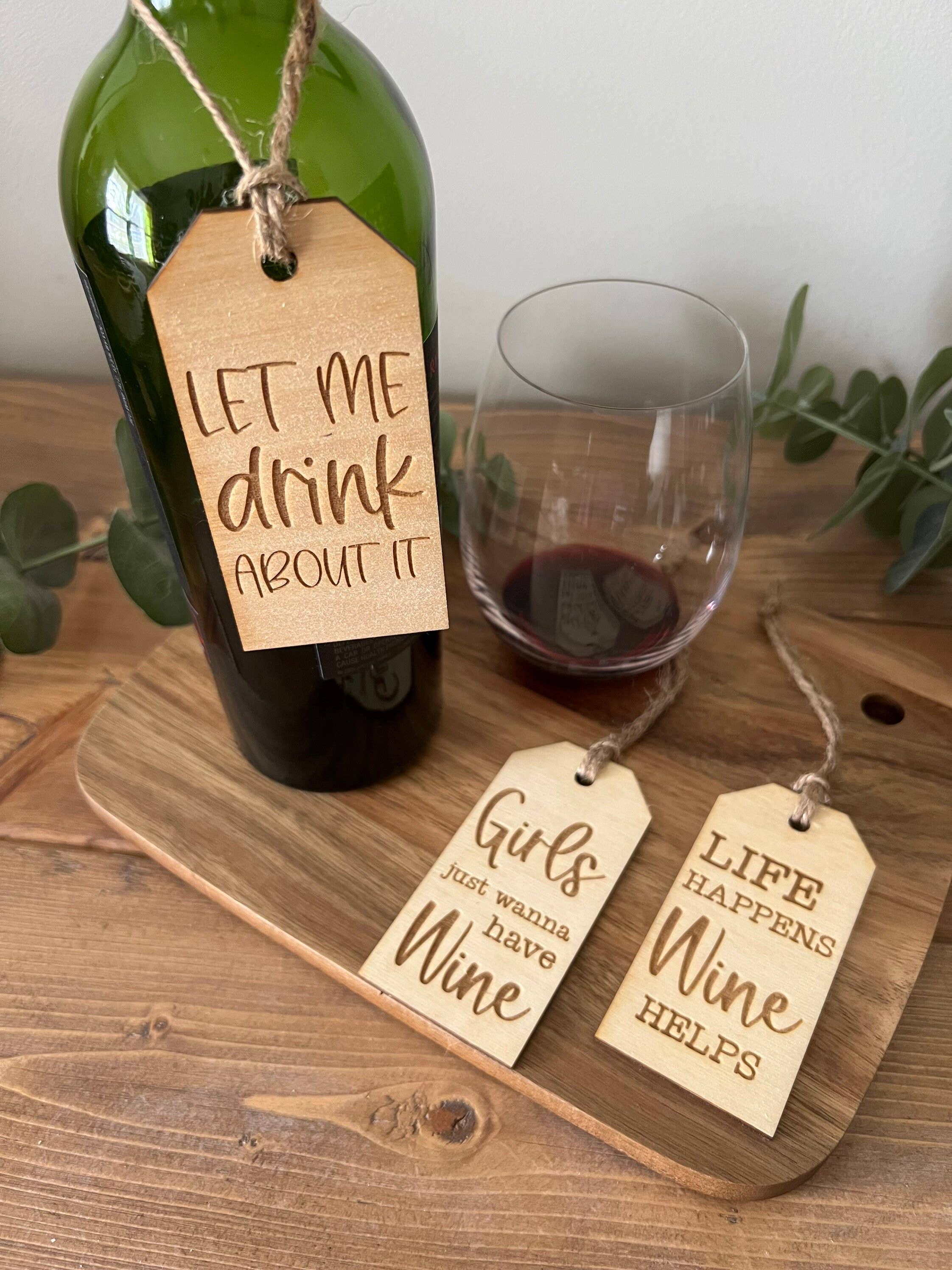 knocks on wood - Wholesale Gift Tag - Gift Tags For Wine Bottle Tags Wine Gift Tags Reusable Gift3