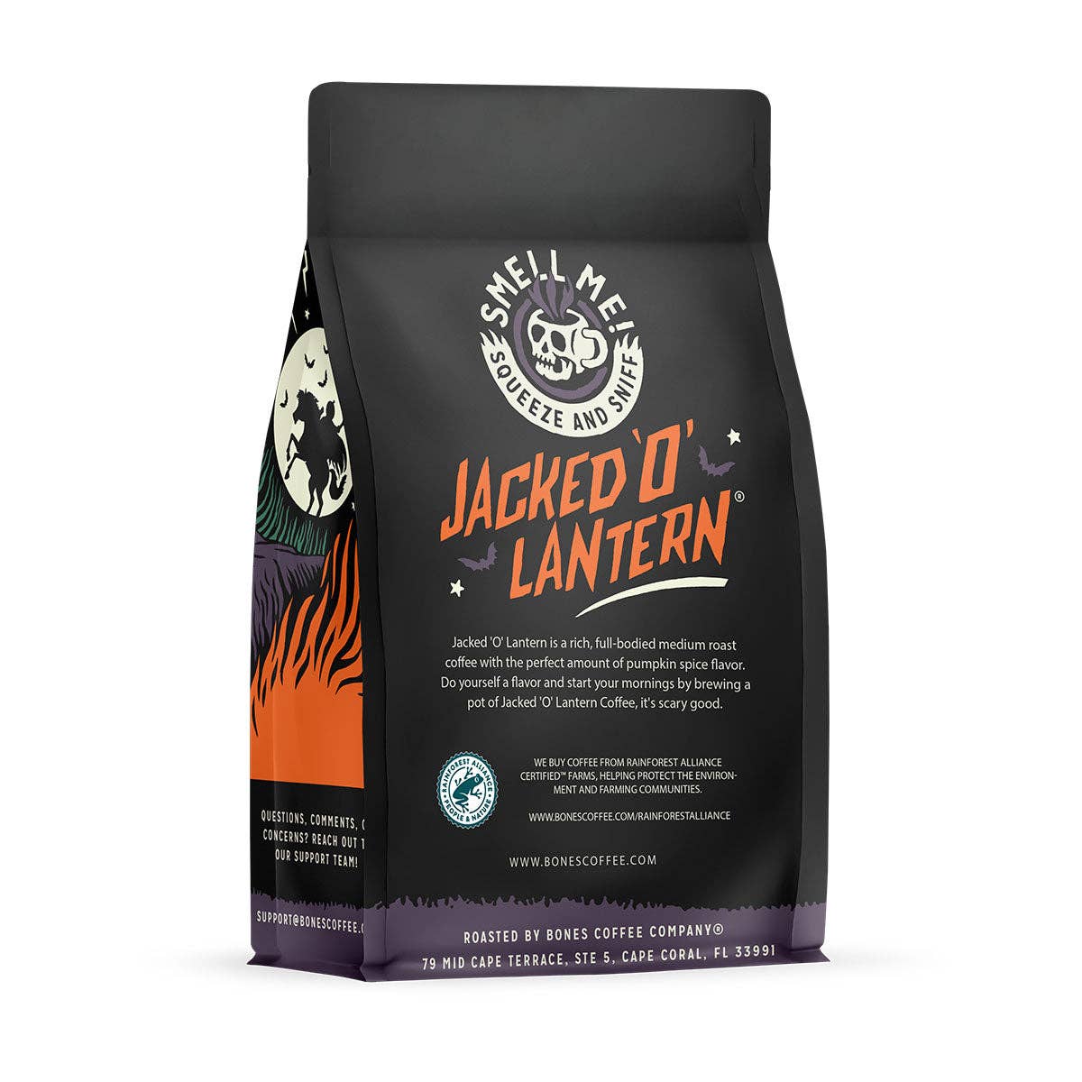 Bones Coffee Company - Wholesale Coffee Beans - Jacked O Lantern Coffee | 12oz | Whole Bean & Ground5