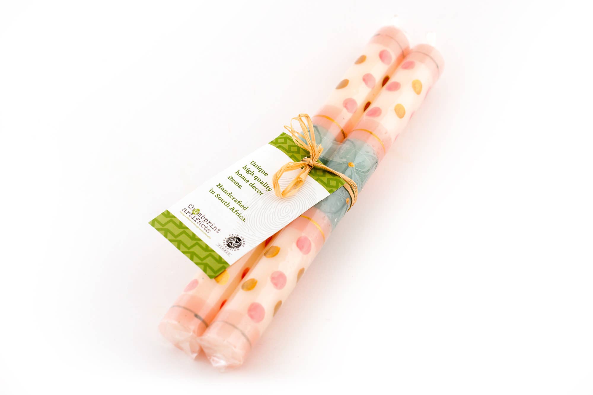 Thumbprint Artifacts - Wholesale Tapered Candle/Candlestick - Delight Candle7