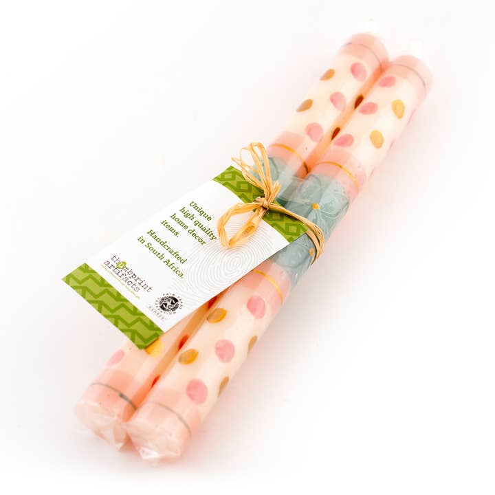 Thumbprint Artifacts - Wholesale Tapered Candle/Candlestick - Delight Candle7