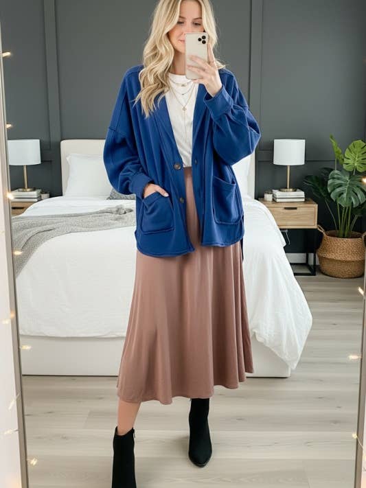 Twentyten - Wholesale Fleece - Women's - Women's Streetwear Fleece Jacket with Front Pockets 5191IJK13