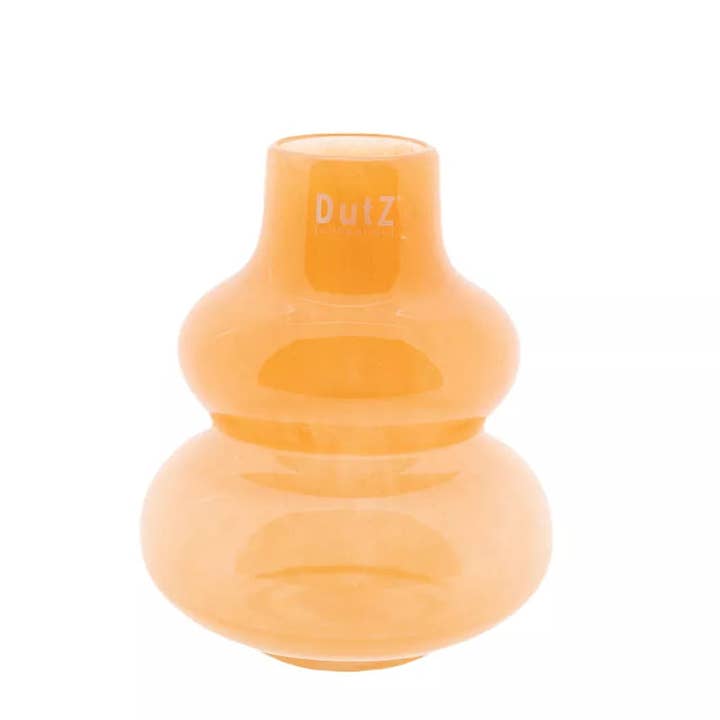 VASE SKRZYSZOW S- H16 D14 cm - TANGERINE for wholesale by DutZ Collection @ Lowlands Design