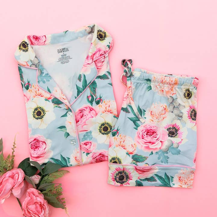 Double the Sprinkles - Wholesale Sleepwear Set - Women's - Faith Short Set