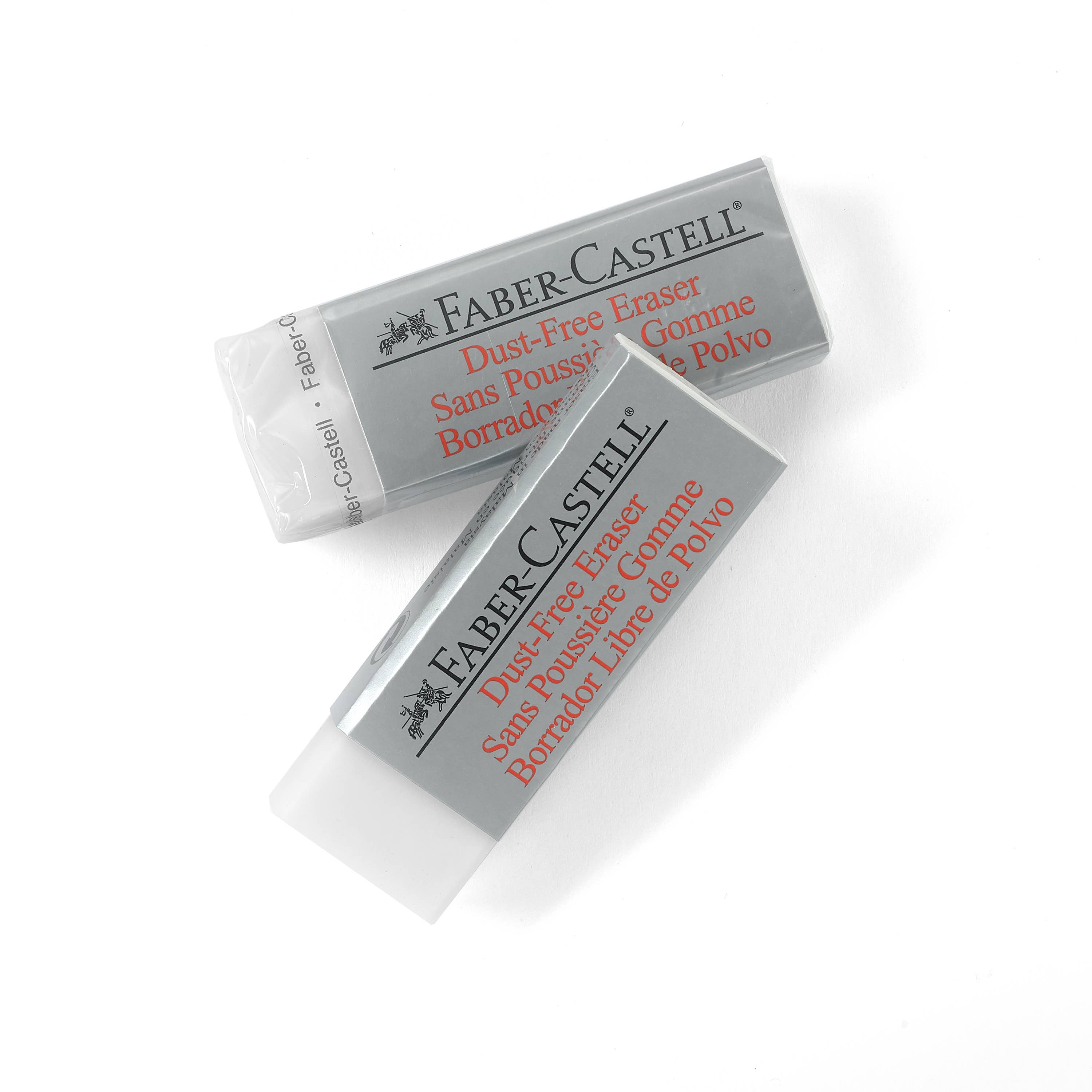 Faber-Castell / Creativity for Kids - Vente Gommes - Gomme à effacer en vinyle sans poussière, blanche - paquet de 21