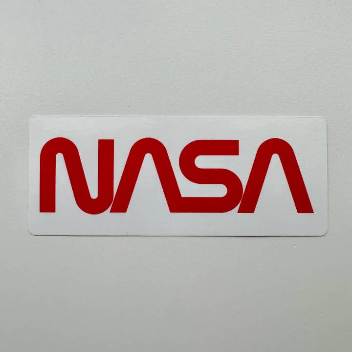 NASA Worm Logo 5" Vinyl Sticker for wholesale by Mile High Astronomy