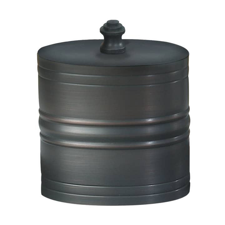 Bogart Oil-Rubbed Bronze and Steel Cotton Jar for wholesale by nu steel