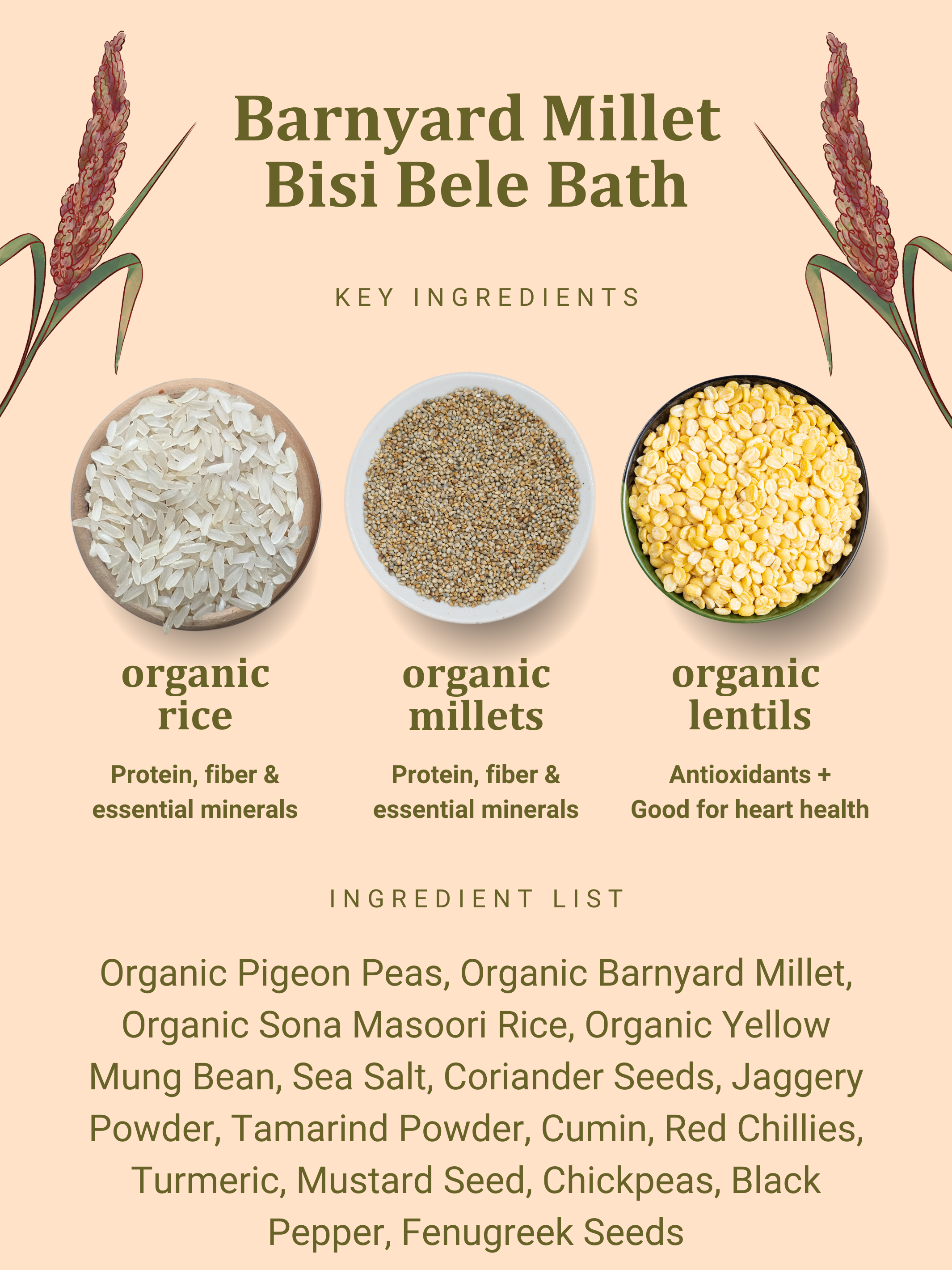 PODI life - South Indian Pantry - Wholesale Shelf Stable Prepared Meal - Bisi Bele Bath: 3 One Pot Meals/box4