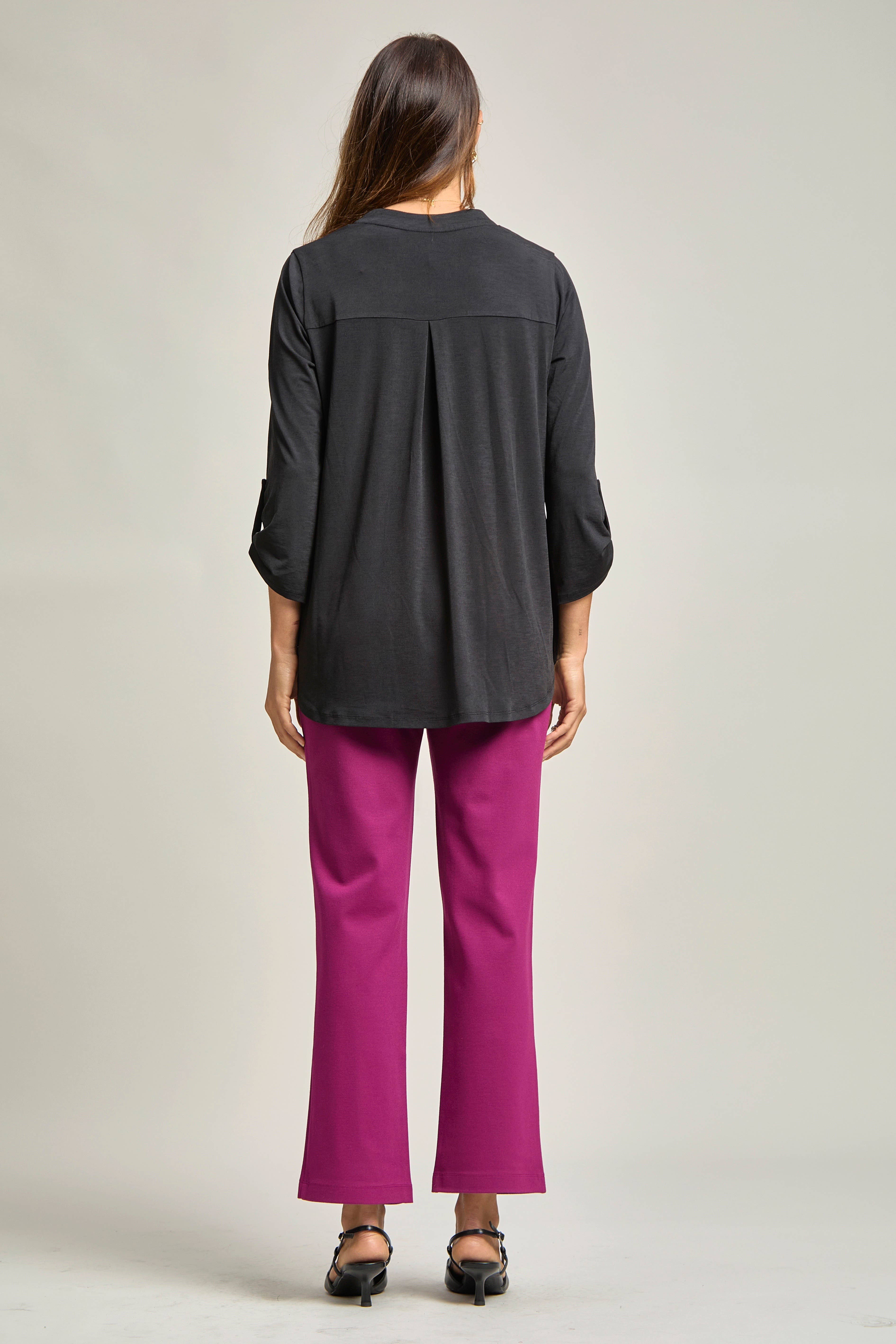 Dear Scarlett - Vente Chemisier – femme - Blouse Lizzy à manches 3/4, pratique pour le voyage21