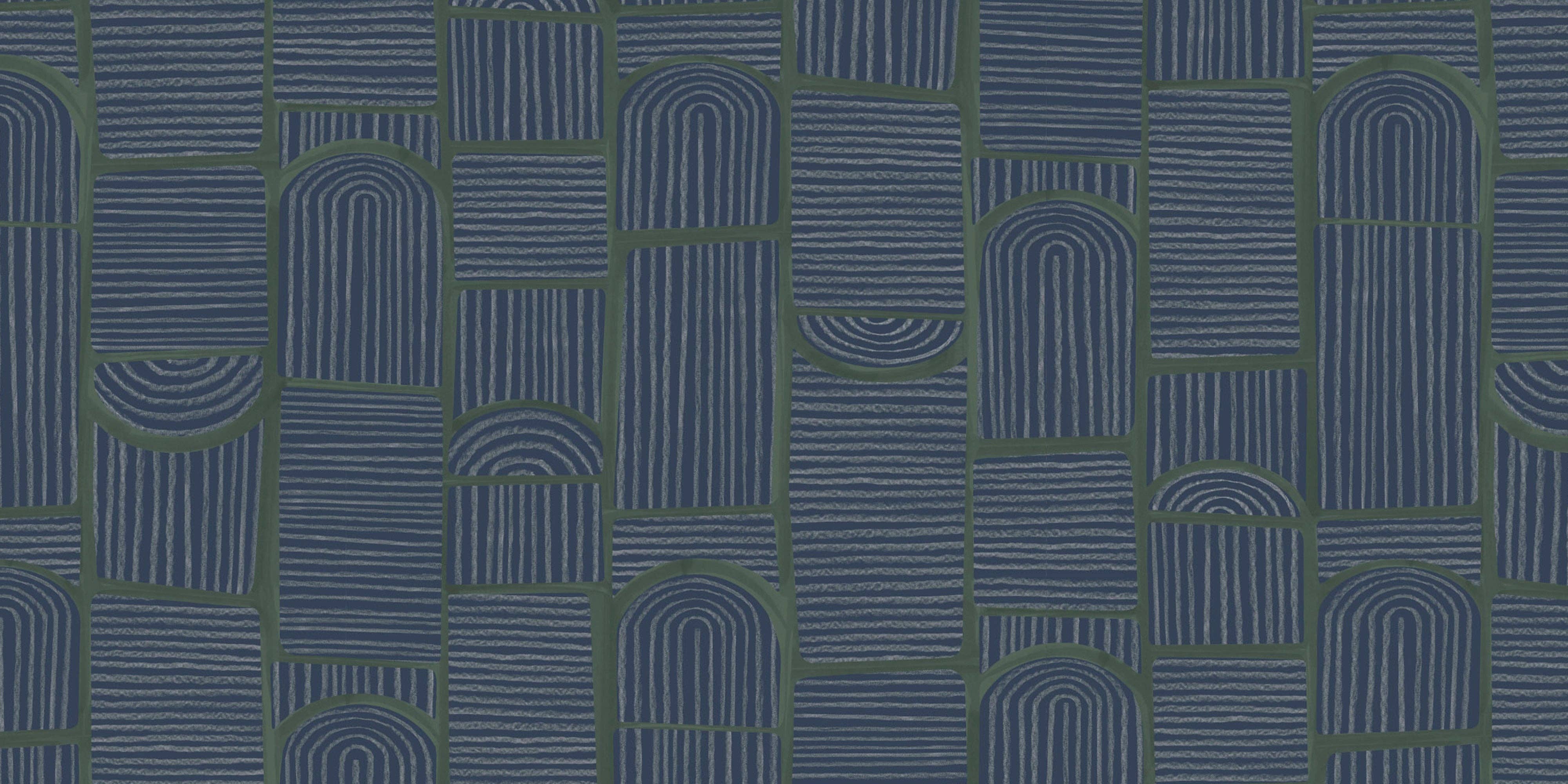 Backdrop - Vente Papier peint - BLOOMSBURY - BLEU MARINE PROFOND4