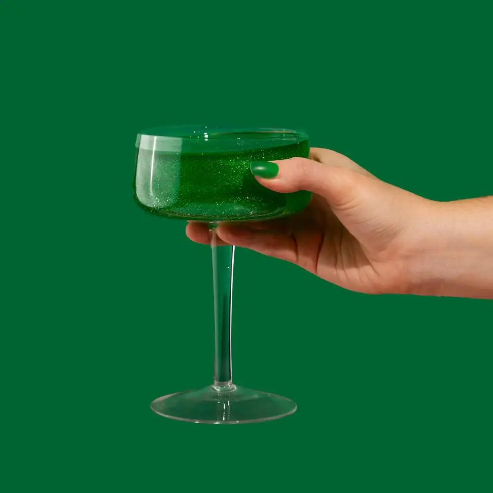 Art of Sucre – Algodão doce por atacado – Bombas de Glitter de Algodão-Doce Sabor Champanhe com Glitter Esmeralda Comestível1