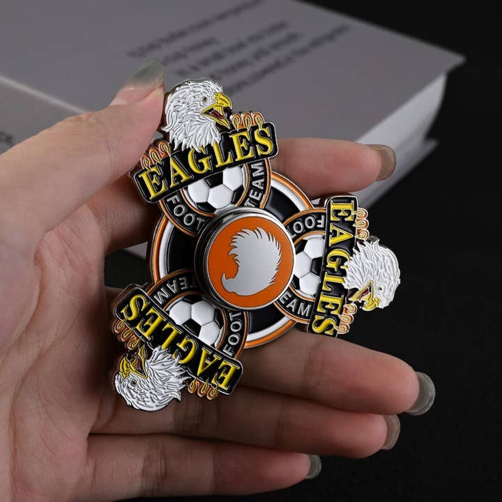 Fidget Spinners de Esmalte Personalizados para Colecionadores, Marcas por atacado de GSJJ