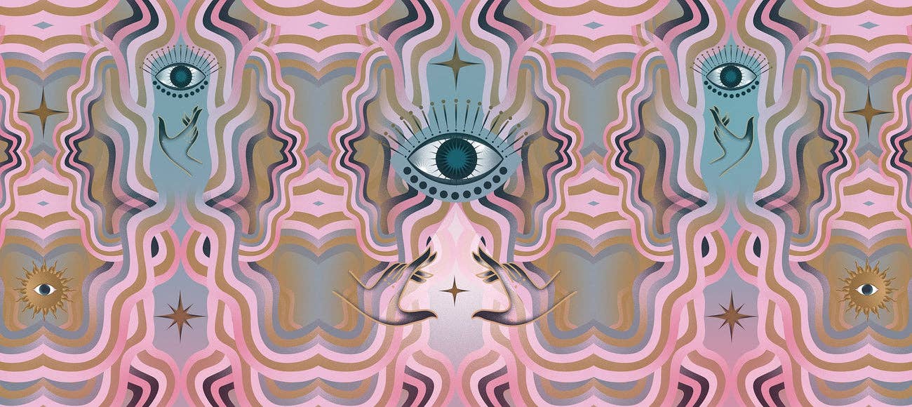 Multicolored Trust Your Soul Furisode Long Kimono no fringes for wholesale on Faire6