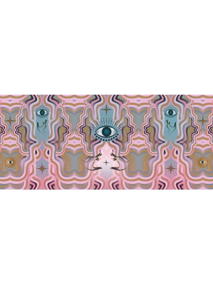 Multicolored Trust Your Soul Furisode Long Kimono no fringes for wholesale on Faire6