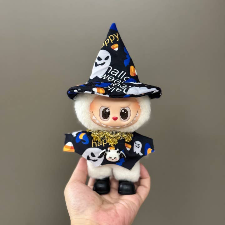 Lilyrosy(Duty free) - Wholesale Doll Clothing - Kids - Halloween Labubu clothes, holiday decoration,suit for 17 cm 8