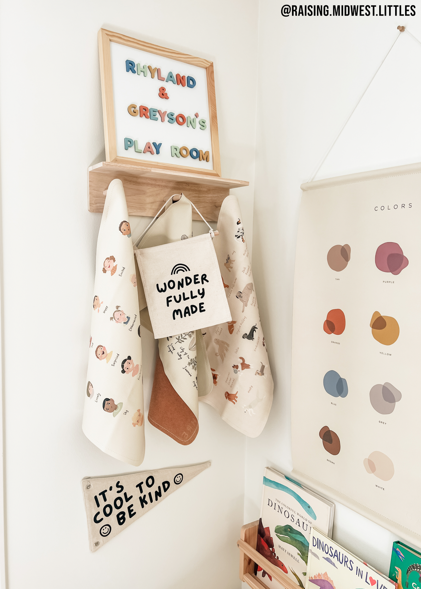 Cherrypick - Wholesale Flag - It's Cool To Be Kind Canvas Pennant Flag - Kids Decor6