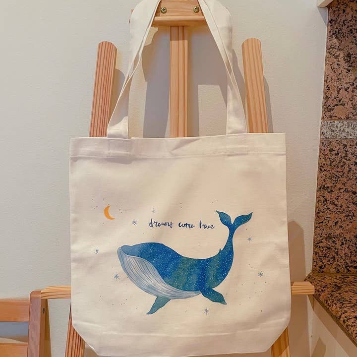 Blue Whale/ Heavy Weight 100% Cotton Tote Bag/ Ocean and other Purchase Wholesale blue slate chippings 40 mm bag. Free Returns & Net 60 Terms on Faire trending on Faire.