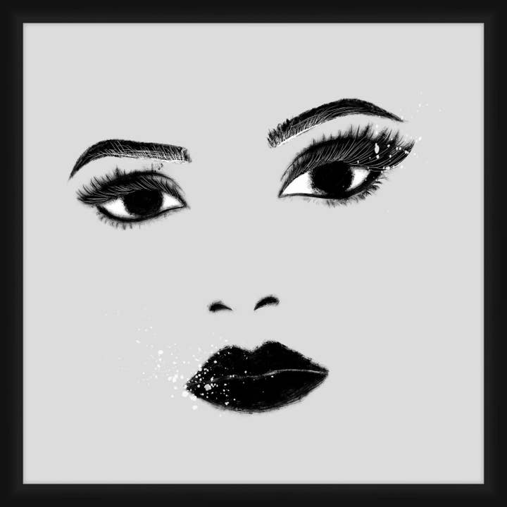 Intense Stare 20'' x 20'' Framed Wall Art for wholesale by PTM Images