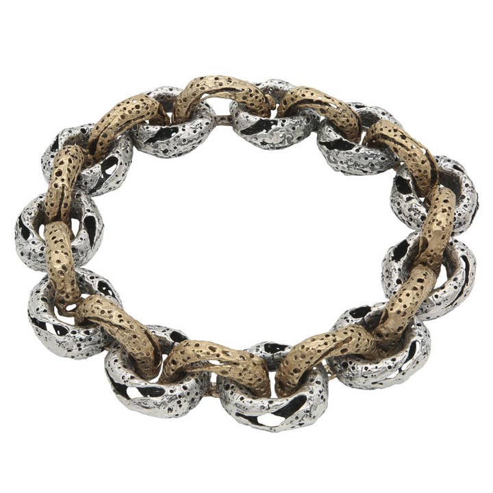 Galaxias choker halsband 925 silver och brons (CA104) för wholesale av Mandile Gioielli