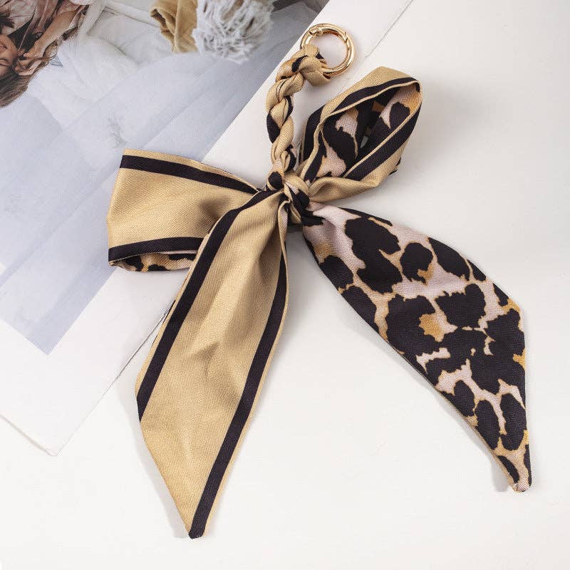 Dipped Shop - Wholesale Purse/Bag Accessory - Women's - Elegant Satin Scarf Bow Bag Charms DP25D67814