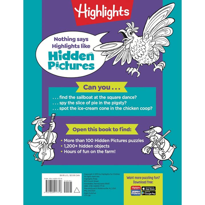Highlights for Children - Wholesale Coloring & Activity Book - Kids & Baby - Farm Puzzles1