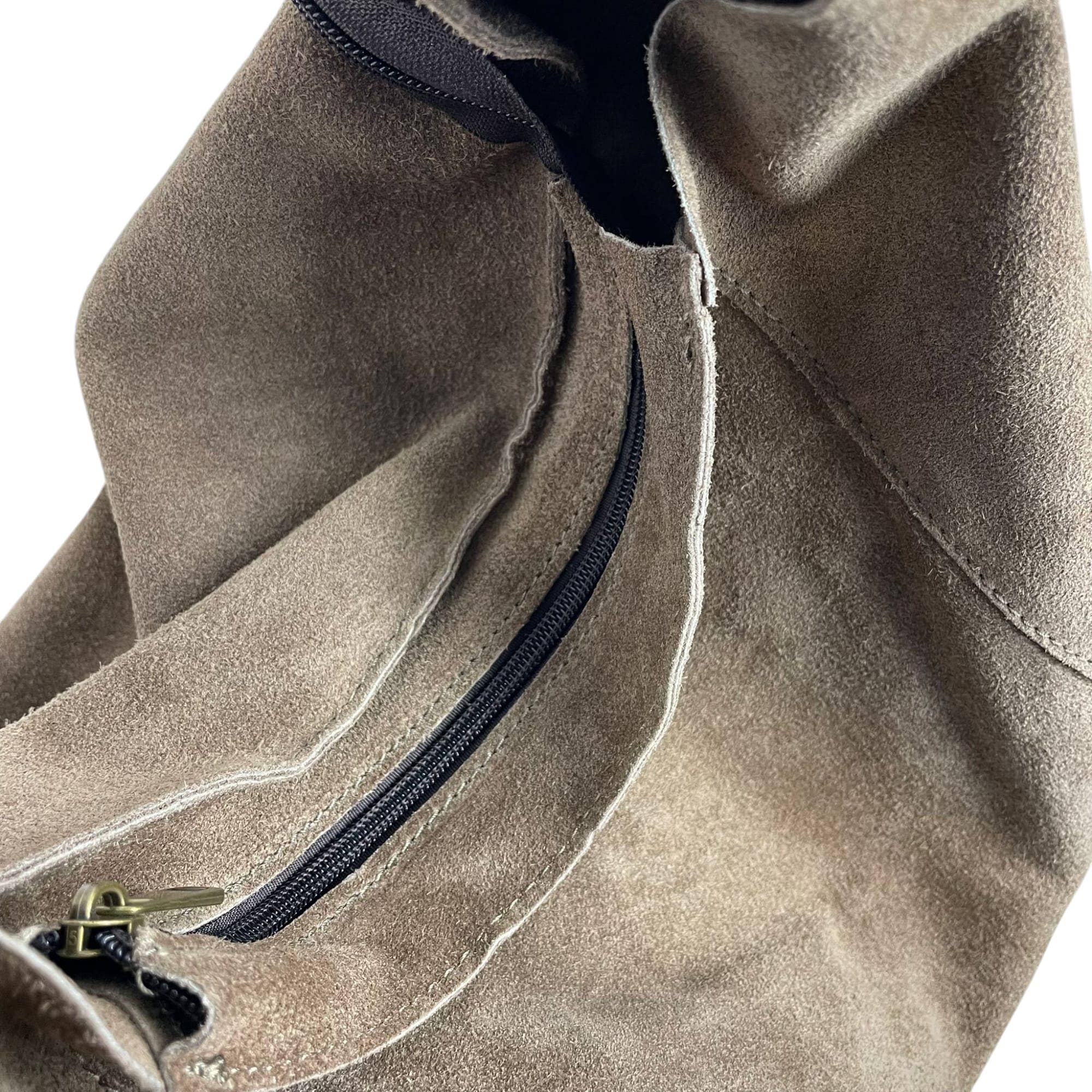 Chenson & Gorett - Wholesale Shoulder Bag - Women's - Large Suede Leather Hobo Bag for Women.8