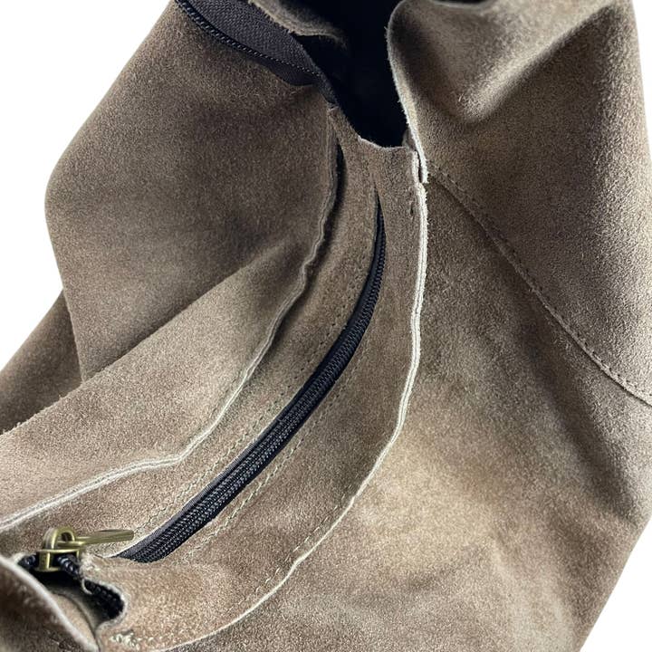 Chenson & Gorett - Wholesale Shoulder bag – women's - Large Suede Leather Hobo Bag for Women.8