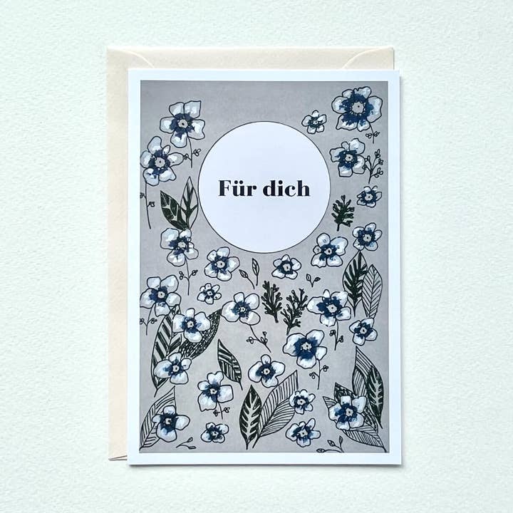 Carte pliée pour vous pour la vente par Spitzenkunst