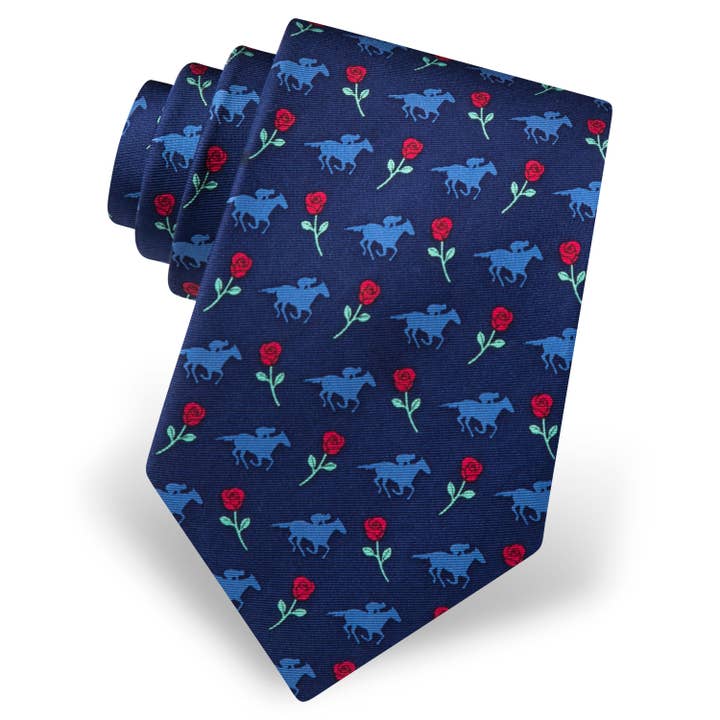 Alynn - Wholesale Necktie - Men's - Victory Rose Horse Derby Necktie by Alynn Ties