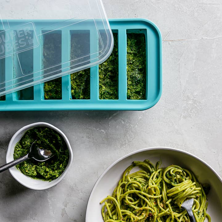 Souper Cubes - Vendita all'ingrosso Contenitori per alimenti - Vassoio di congelamento in silicone da 1/2 tazza3