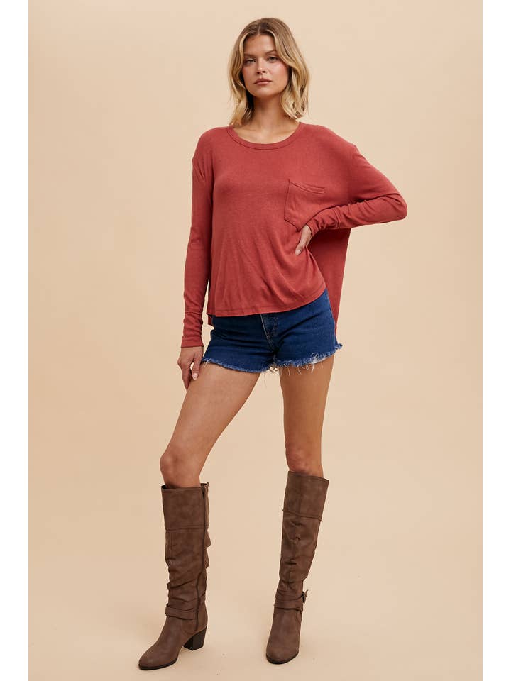 BURNT GINGER HI LOW TOP WITH EXAGGERATED BACK for wholesale on Faire1