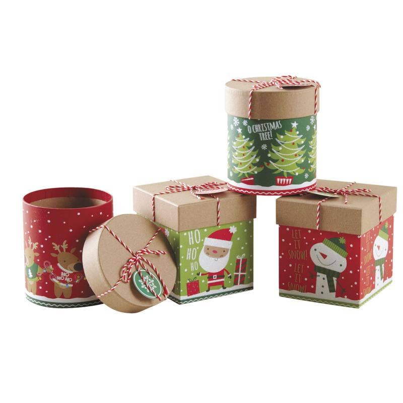 Aubry Gaspard - Vente Décoration de Noël - Boîte de Noël en carton0