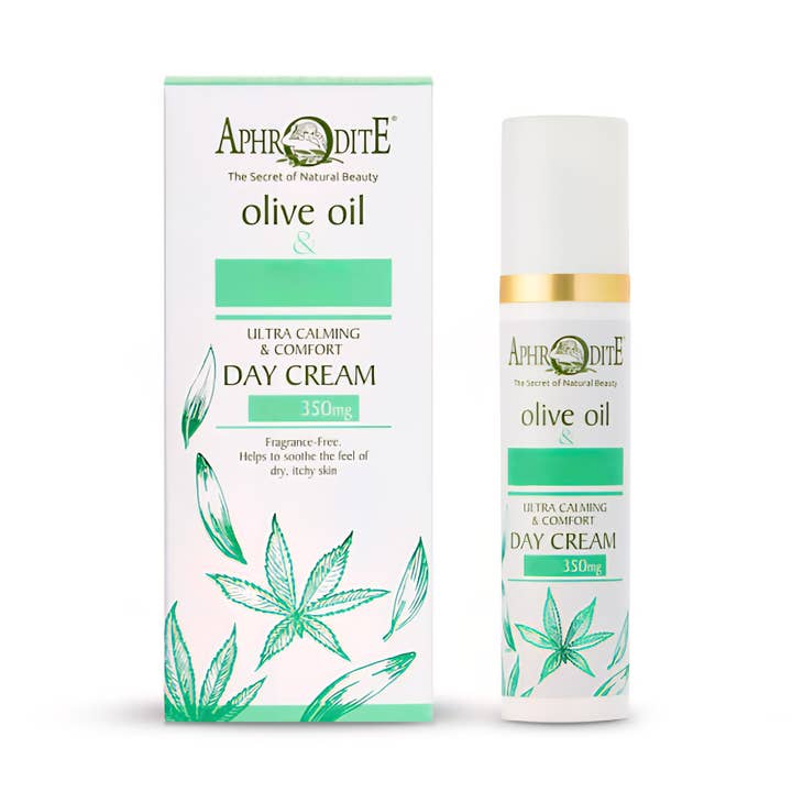 Ultra Calming & Comfort Day Cream 350mg "Herbal" for wholesale by Aphrodite Skin Care USA