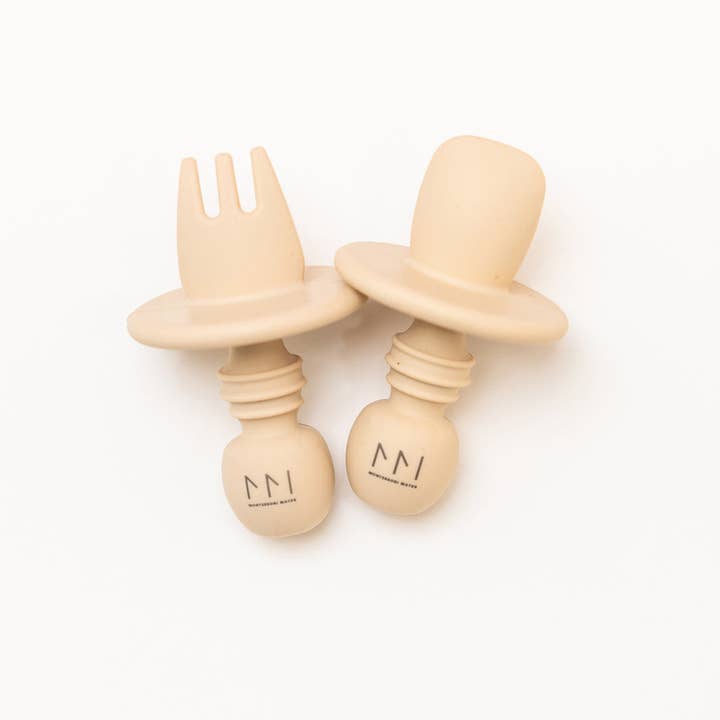 Montessori Mates Pty Ltd - Wholesale Flatware Set - Kids & Baby - Baby's First LFGB Silicone Cutlery Set