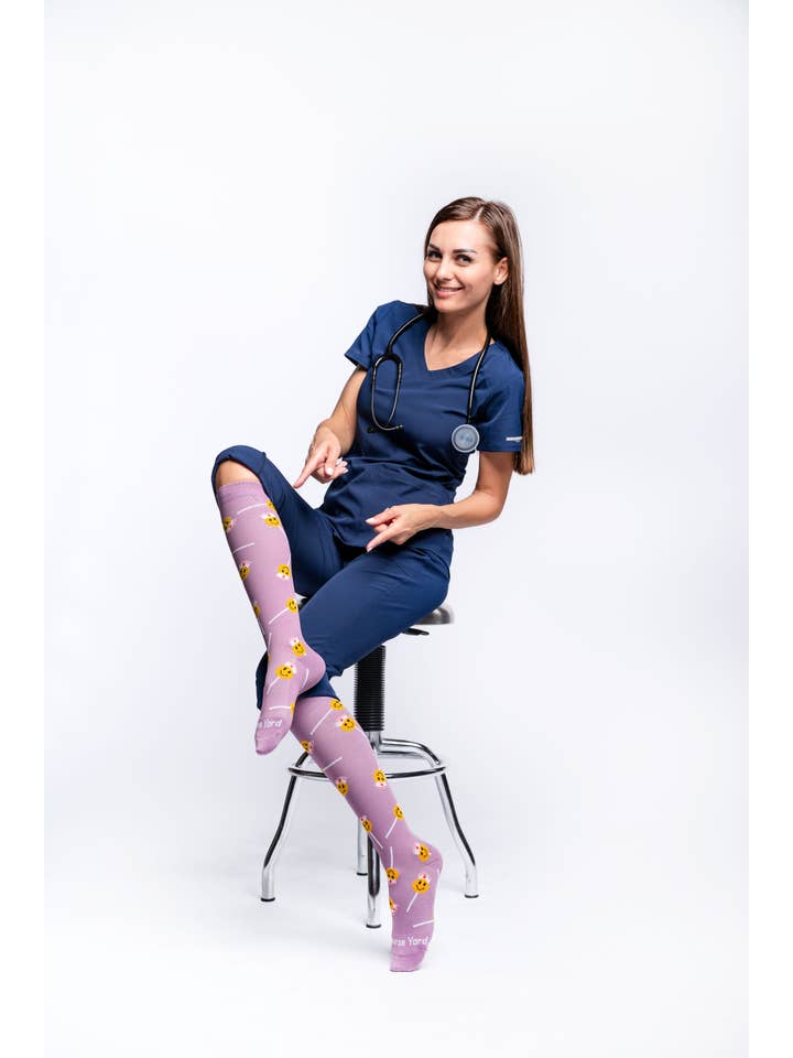 Nurse Yard - Vendita all'ingrosso Calzini - Donna - HERO - Calze a compressione graduata Lollipops (20-30 mmHg)