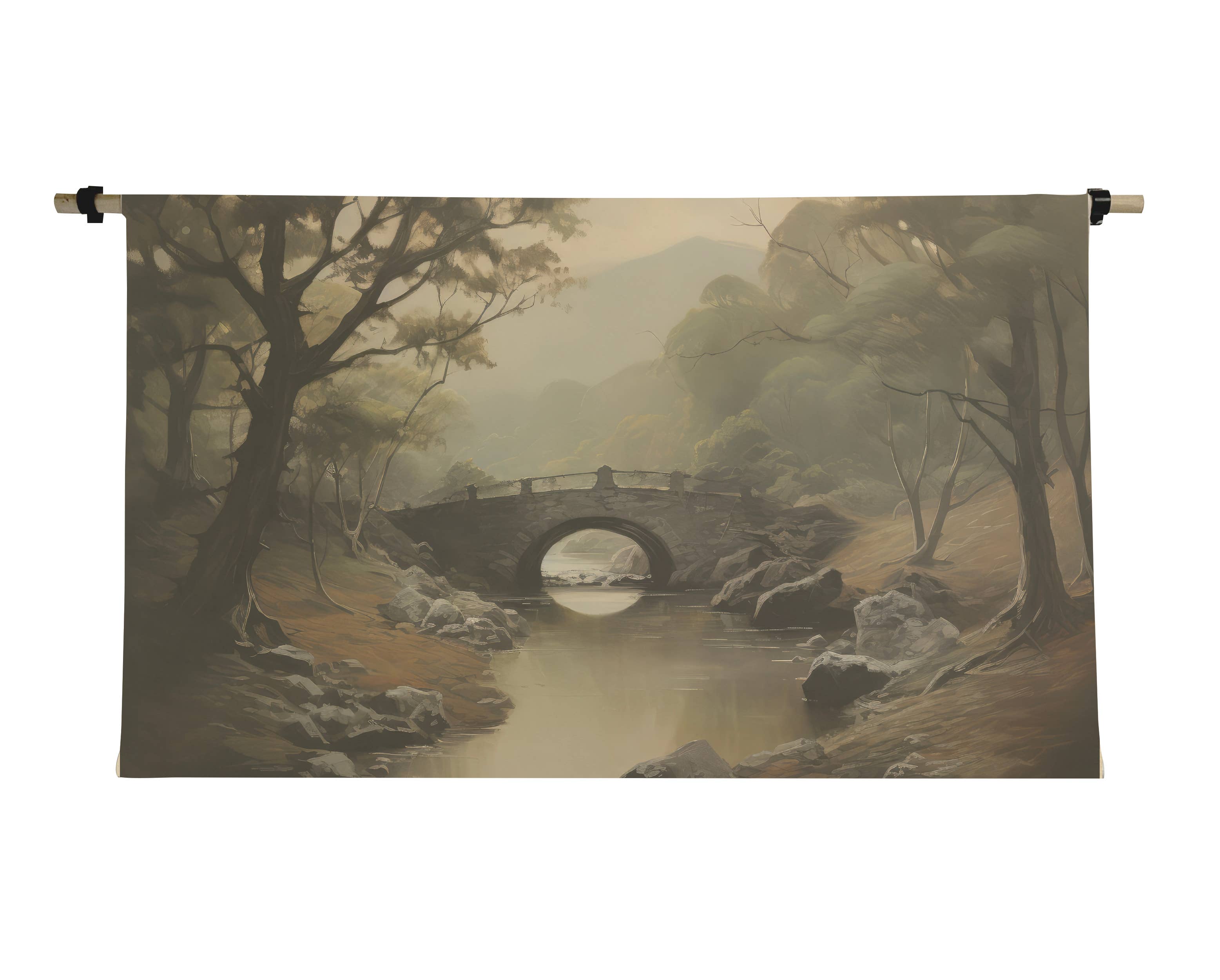 Brayden and Brooks – Impressão artística por atacado – Prelhos de tela horizontais de 6'x3'23