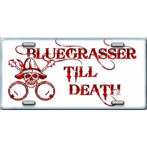 Bluegrasser til død nummerplade for engroshandel hos Make It Yours