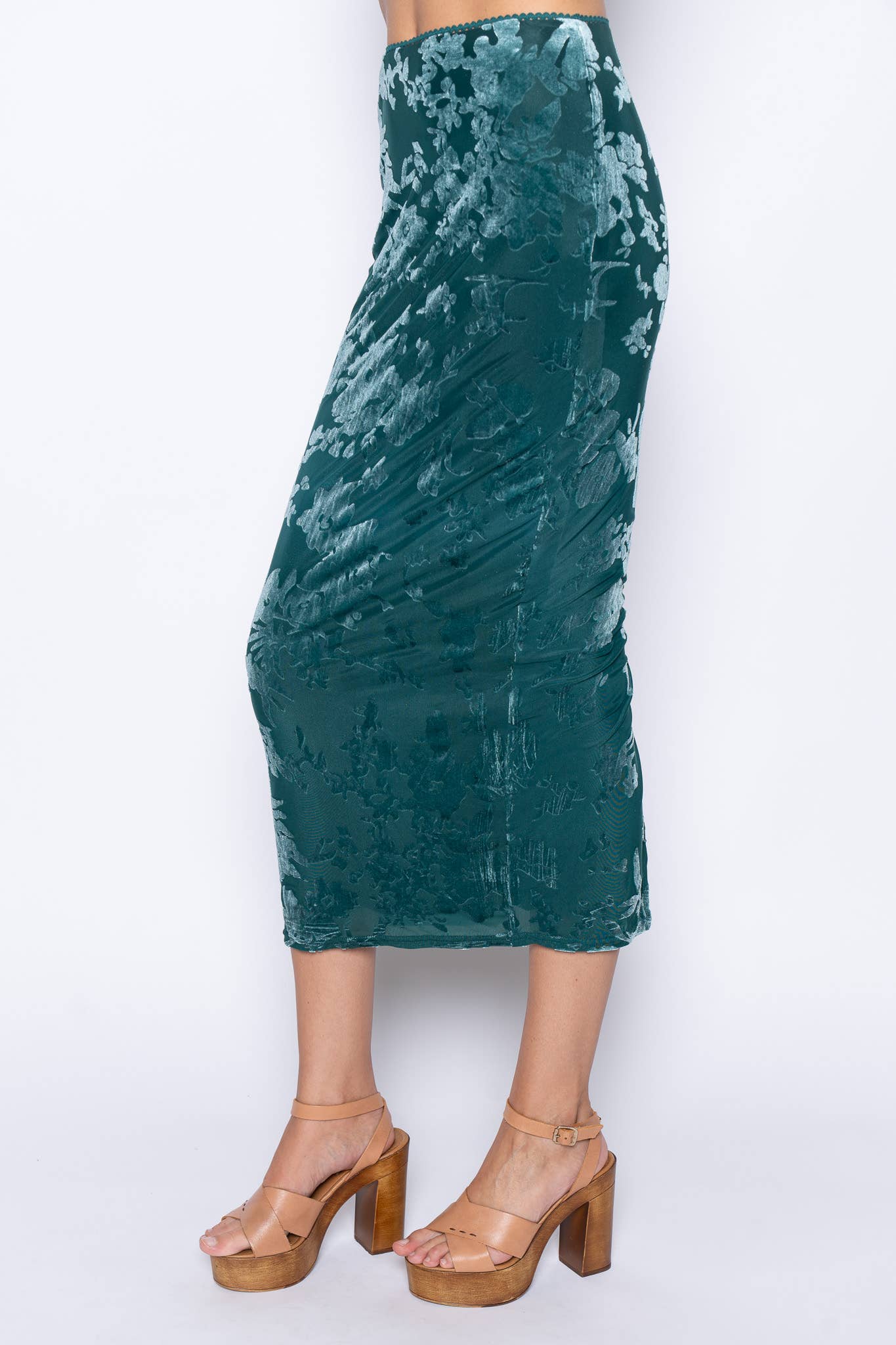 Fore Collection – wholesale Kjol - Dam – BODYCON KJOL I ANKELLÄNGD - SI4359AFO1