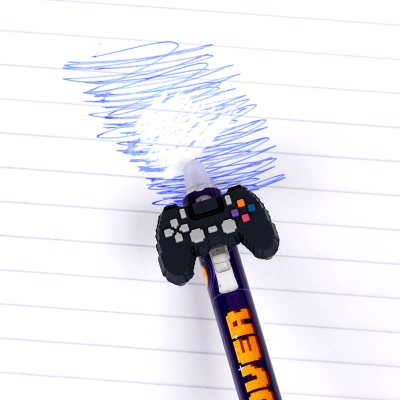 Puckator EU - Wholesale Pen - Erasable Pen with PVC Game Over Game Controller Topper2