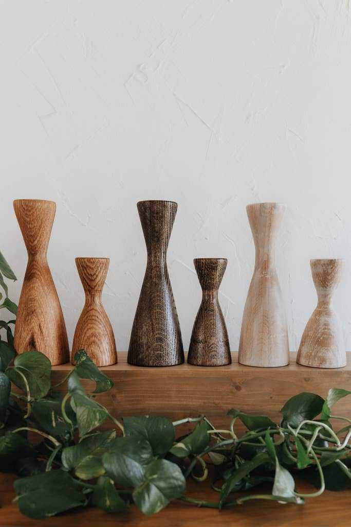 Crowned Free - Wholesale Candle Holder - Carpenter Candle Holder - Small - Made by Survivors14