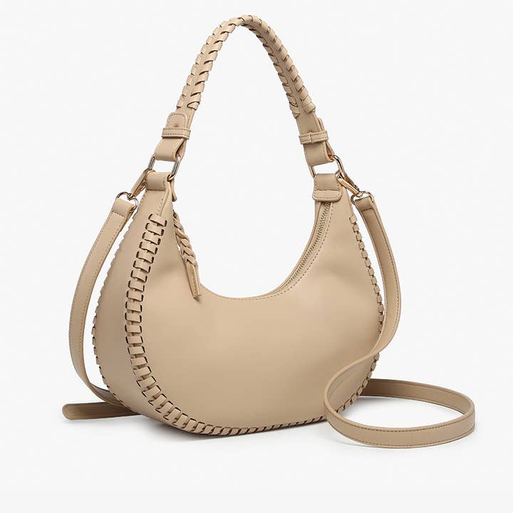 Jen & Co. - Wholesale Satchel - Women's - M2723 Aria Whipstitch Crescent Shoulder Bag7