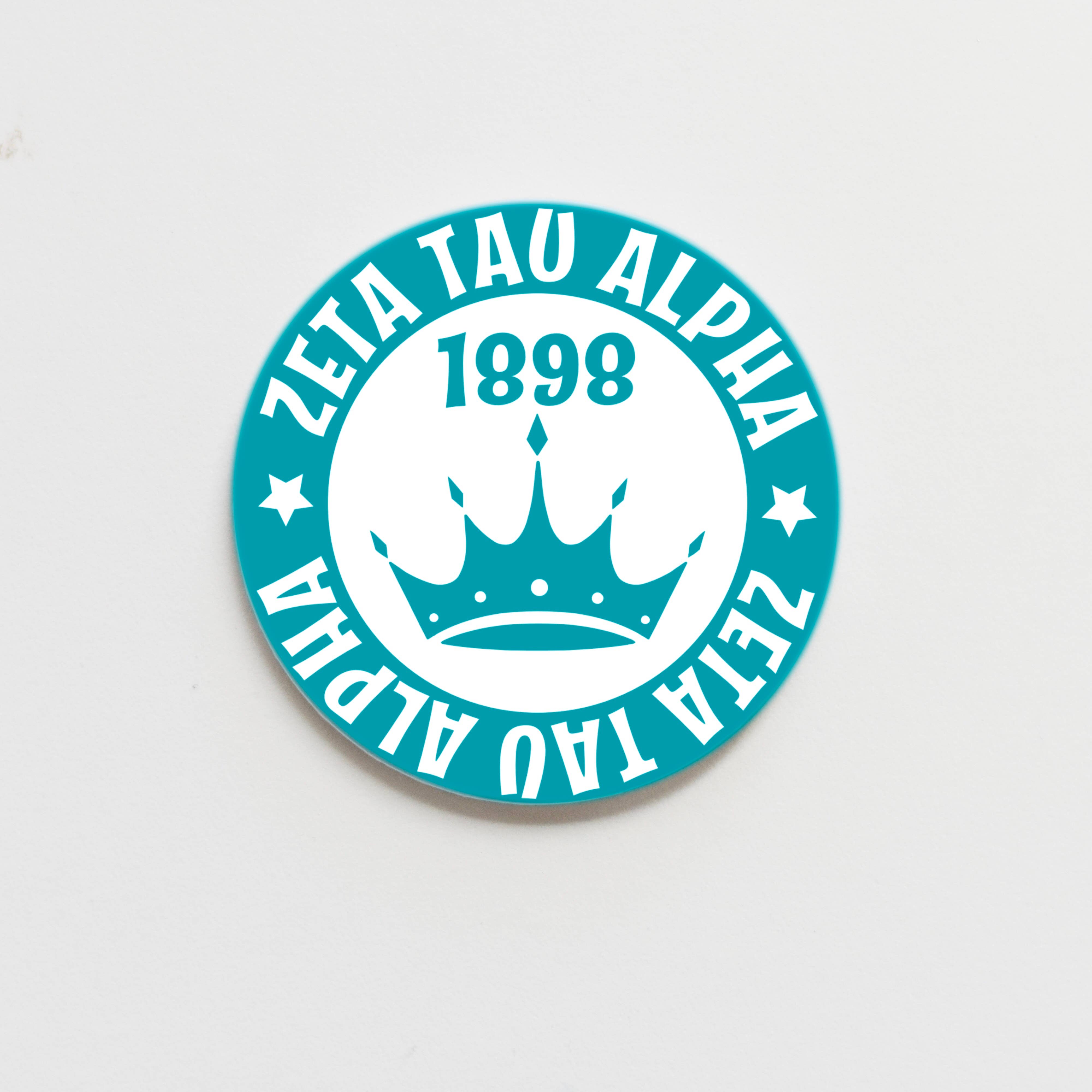 Wholesale Zeta Tau Alpha Greek Merit Badge Button - 2.25 inch for your  store - Faire, image size:4000x4000