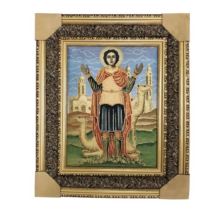 Arazzo intessuto nel telaio: Saint Mina per la vendita all'ingrosso da parte di Tobin Tate