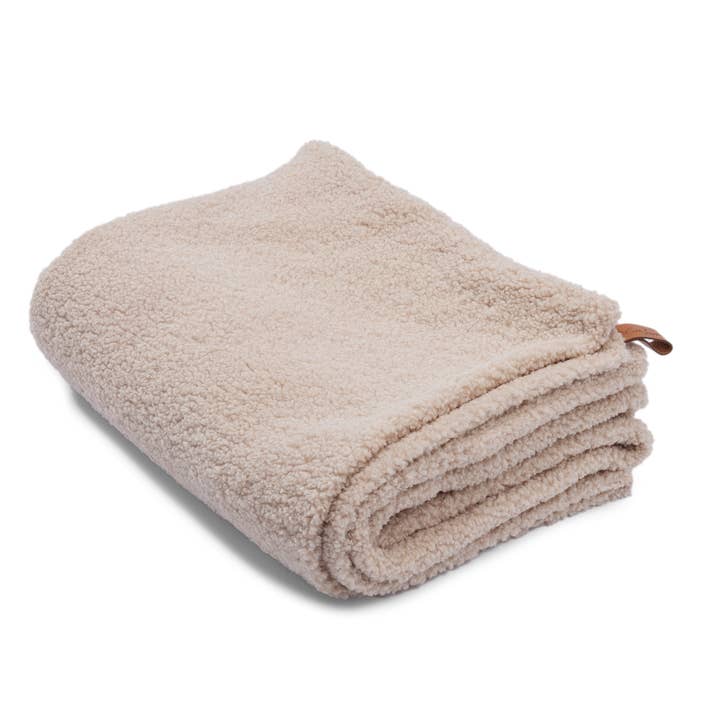 Coperta per cane beige oversize in tessuto teddy per la vendita all'ingrosso da parte di Lieblingspfote