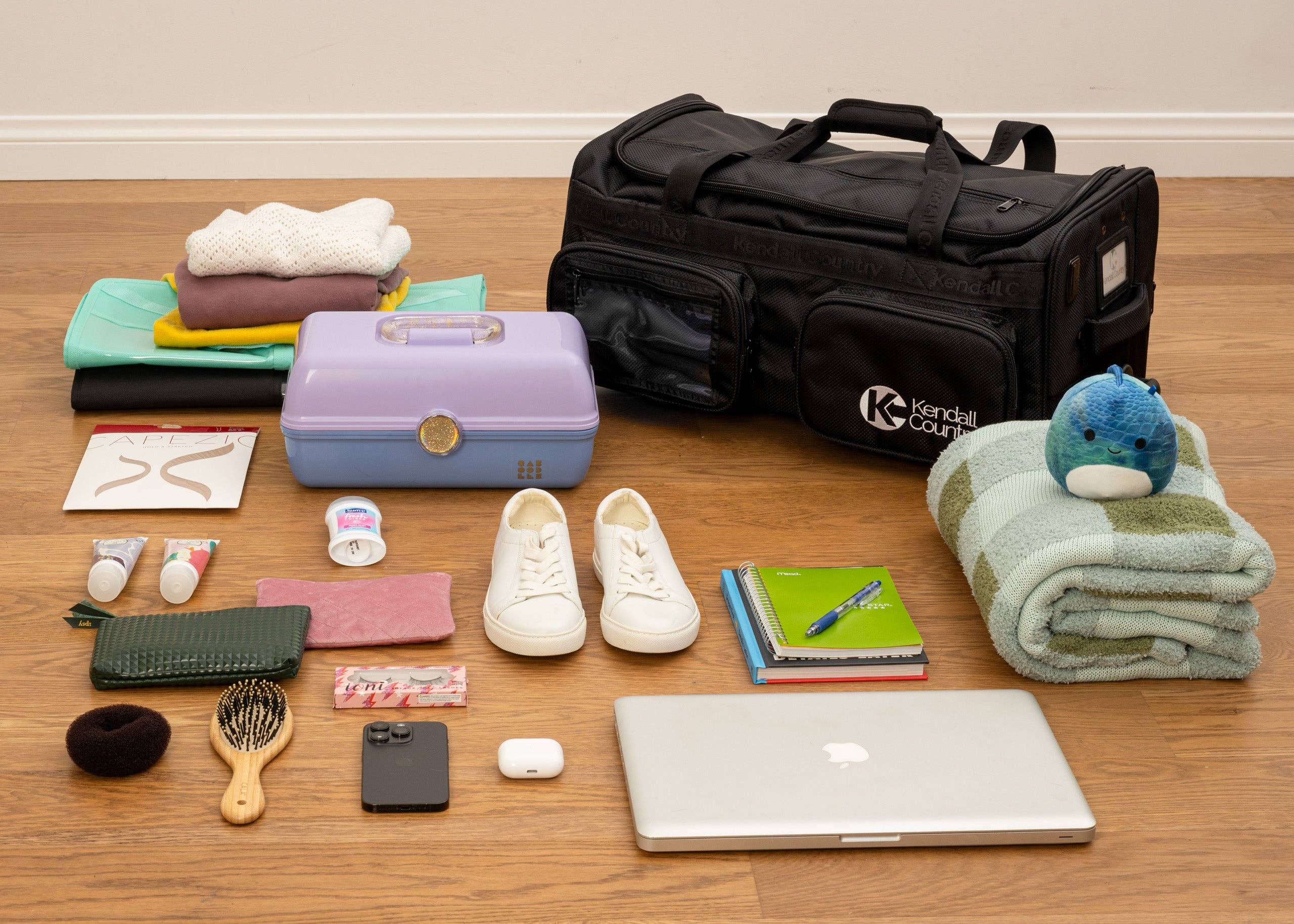 Kendall Country - Vente Sac à vêtements - Sac de danse à main avec porte-vêtements, noir corbeau, taille L, 22 pouces11