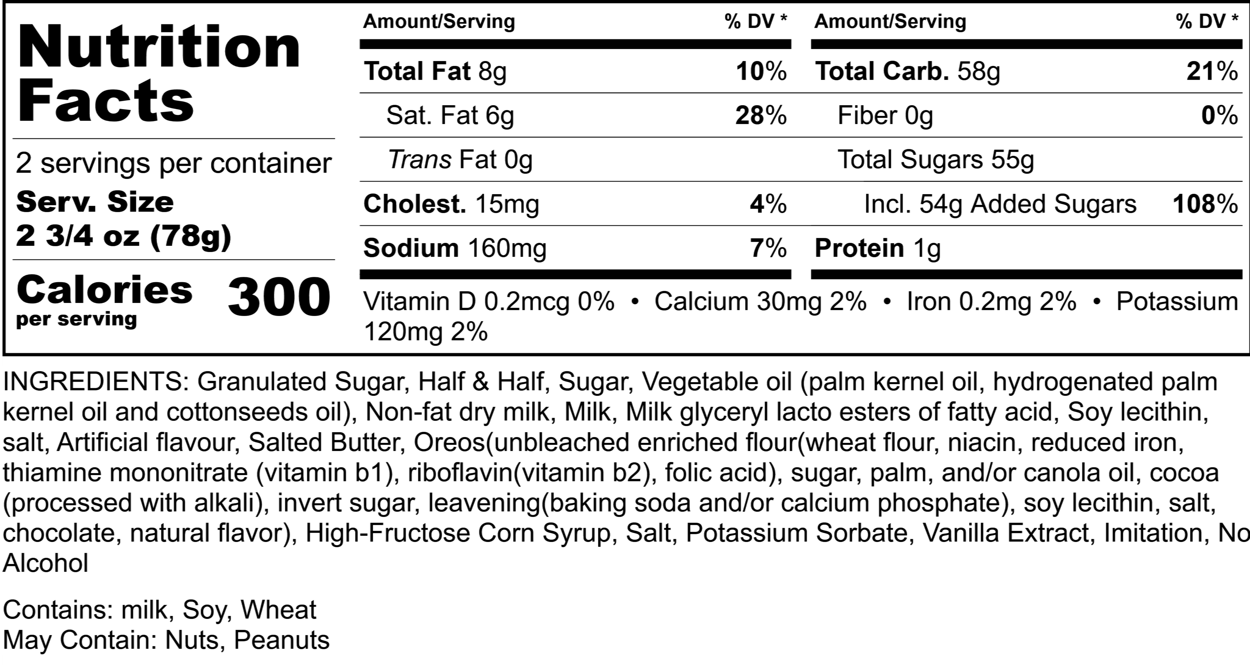 Devons Mackinac Island Fudge – wholesale Fudge – Cookies & Cream Fudge 5.5oz2