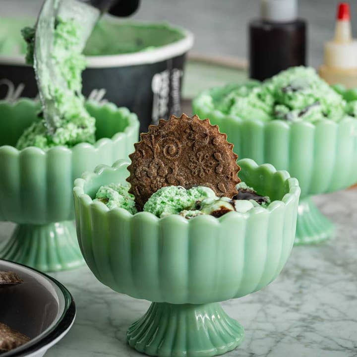 TableCraft Products Company - Wholesale Dish - Jadeite Glass Collection Sundae Dish