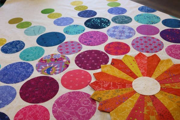 Free Bird Quilting Designs - Wholesale Craft sewing kit - 7. Radiating Circle Pattern6