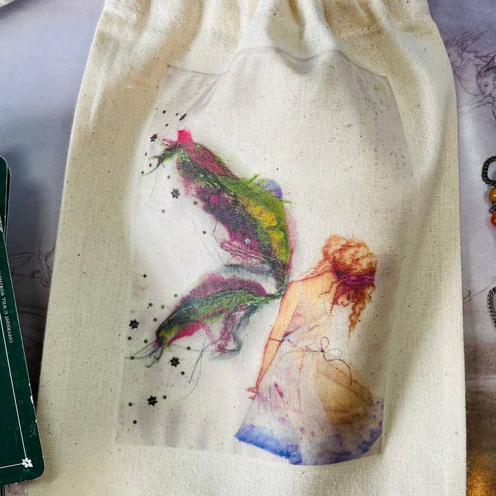 FreeRangeFaeries - Wholesale Pouch - Women's - Fabric Faerie Tarot Pouch 3